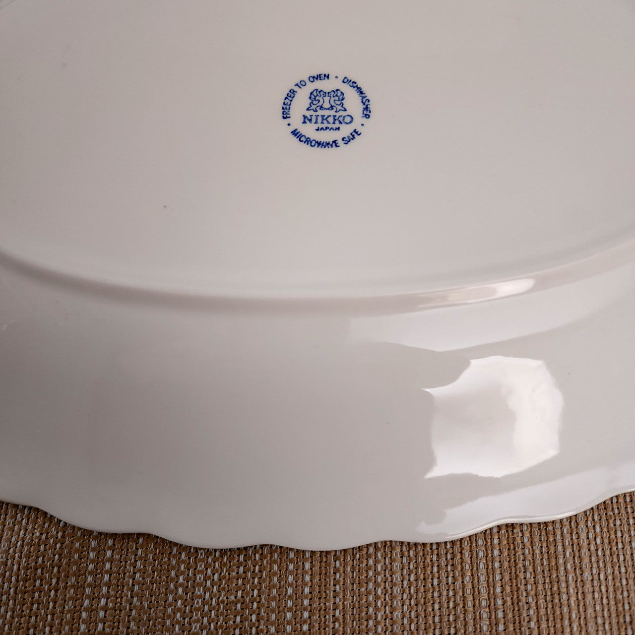 14" NIKKO Garland Oval Serving Platter