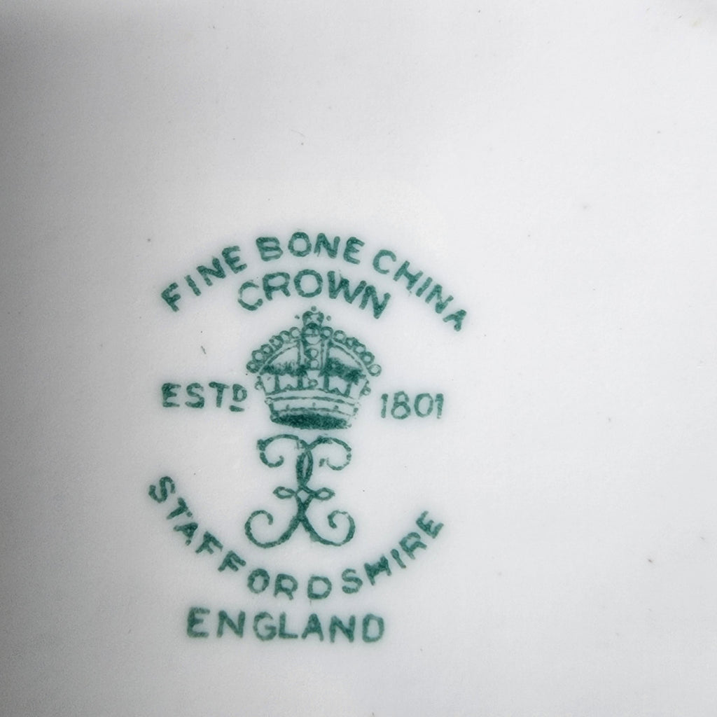 Staffordshire Fine Bone China Swan Planter England