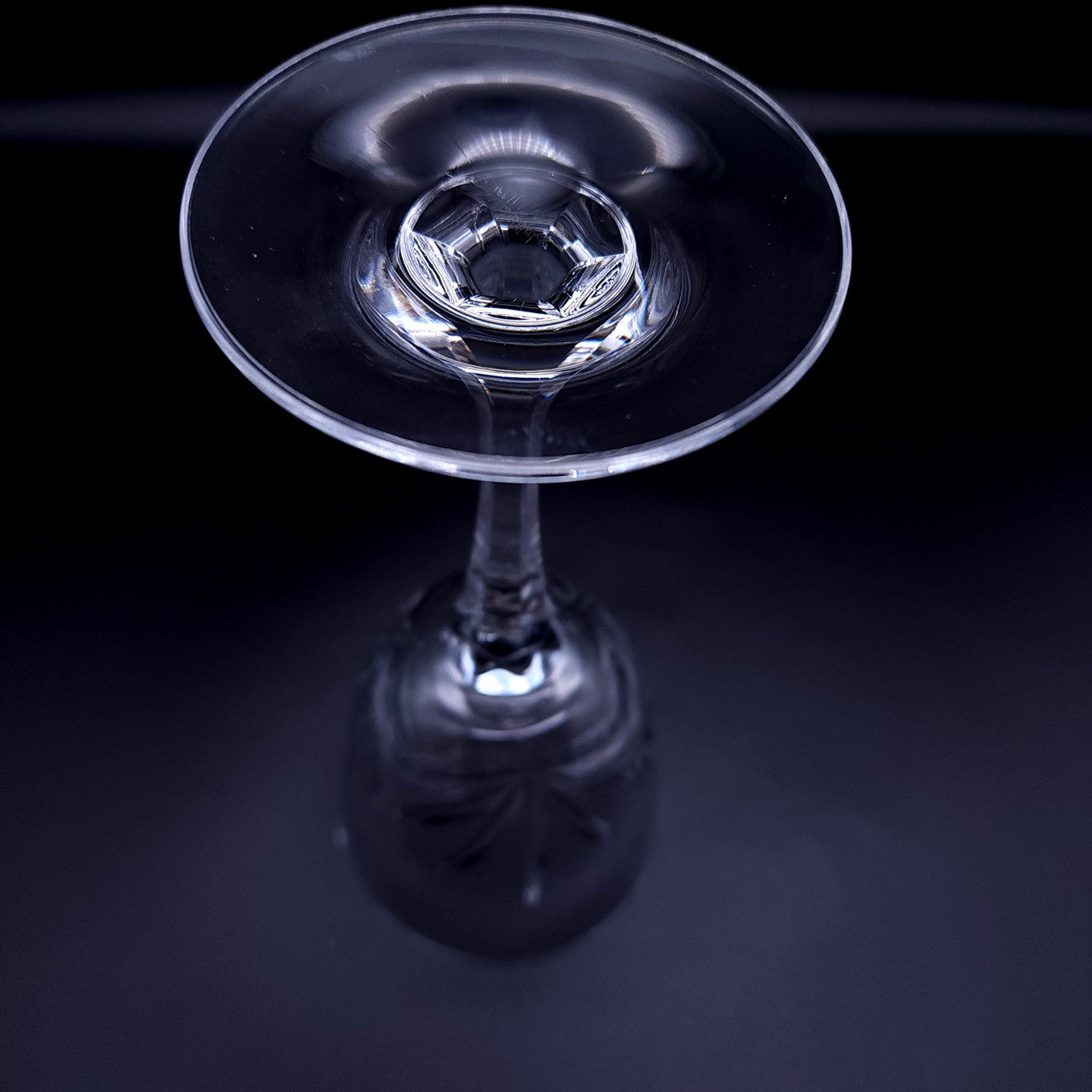 8 1/2" TOWLE Candlelight Led Crystal Water Goblet
