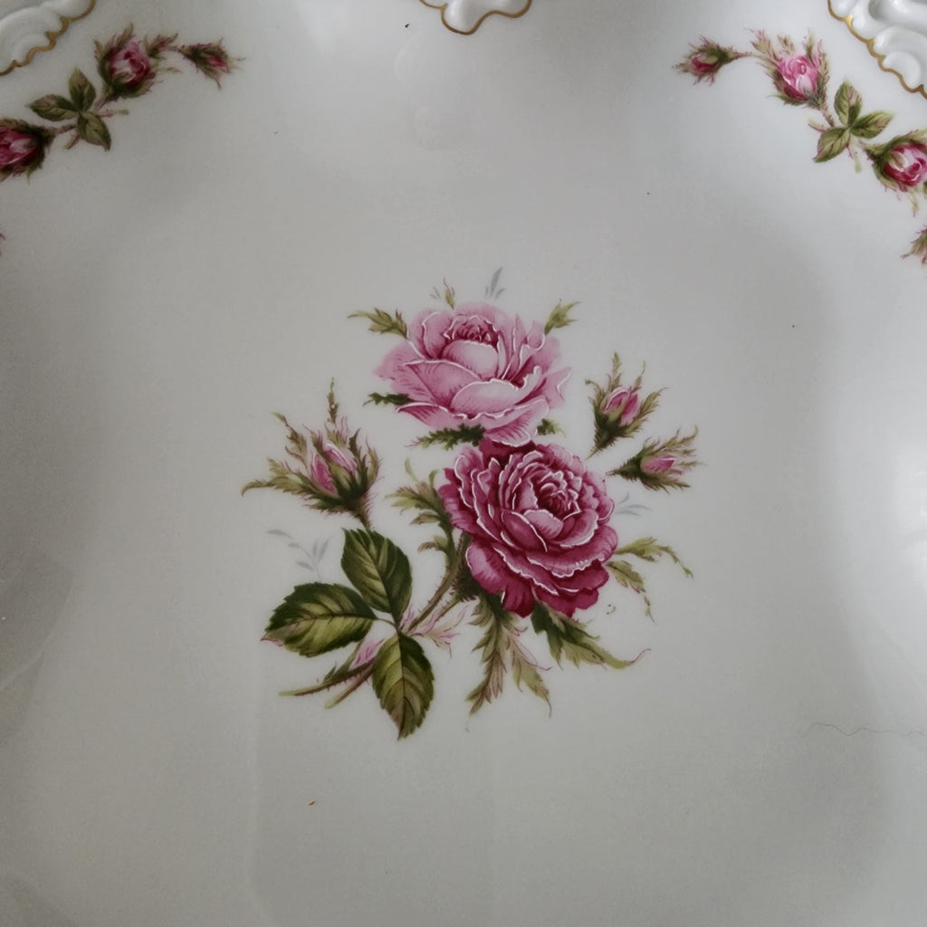 12" Kaiser Moss Rose Serving Plate West Germany