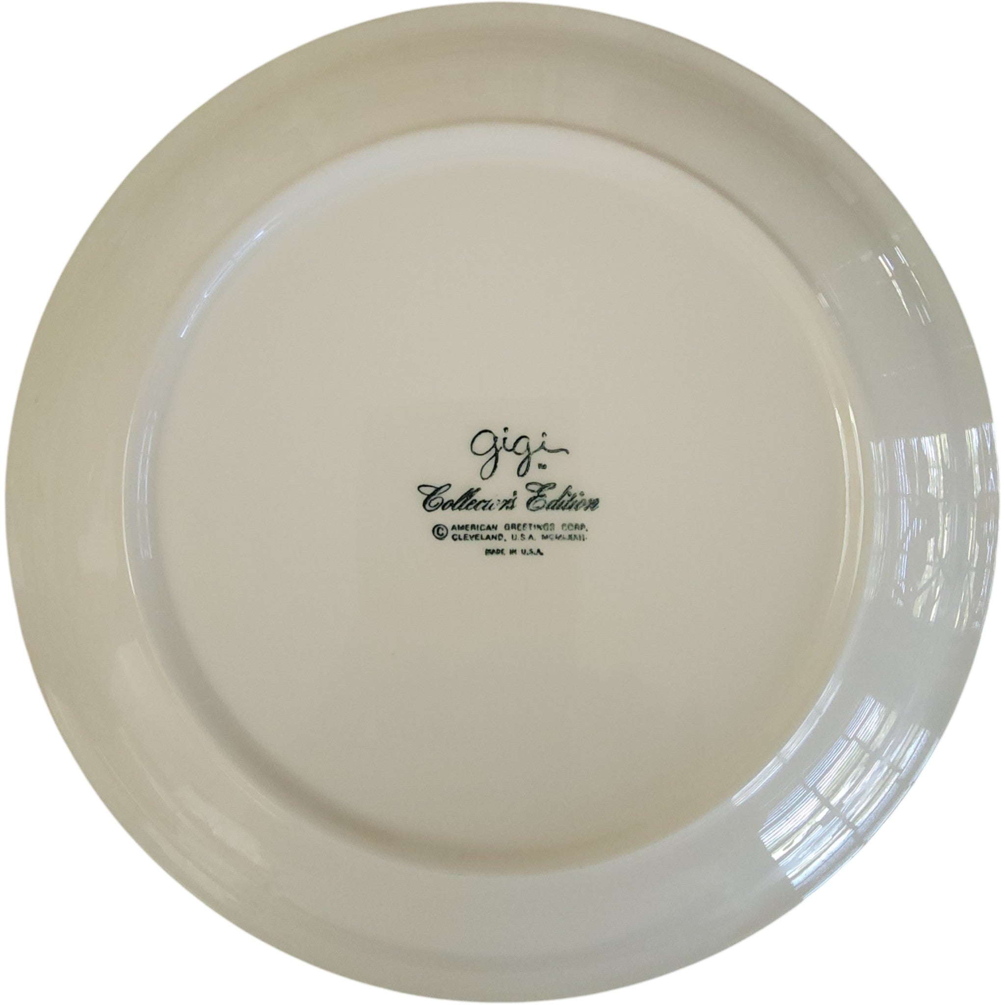 Vintage 1973 American Greetings Gigi Collector's Edition Plate Loving Thoughts No Box
