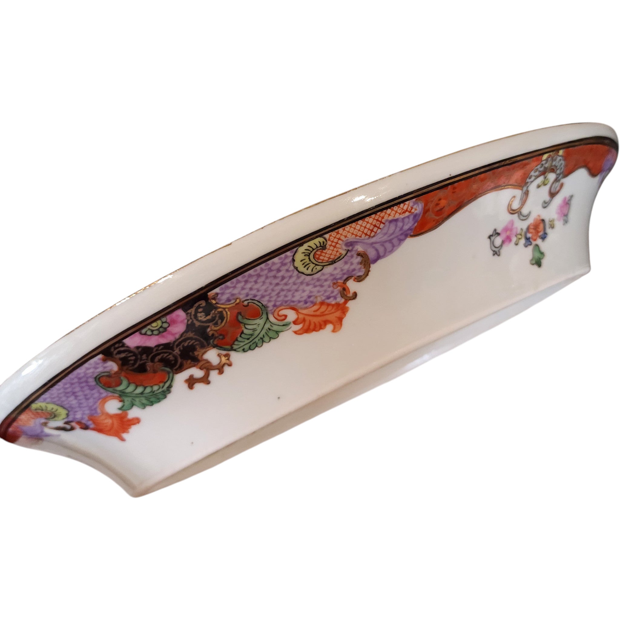 Antique Chinese Imari Oval Porcelain Serving Platter