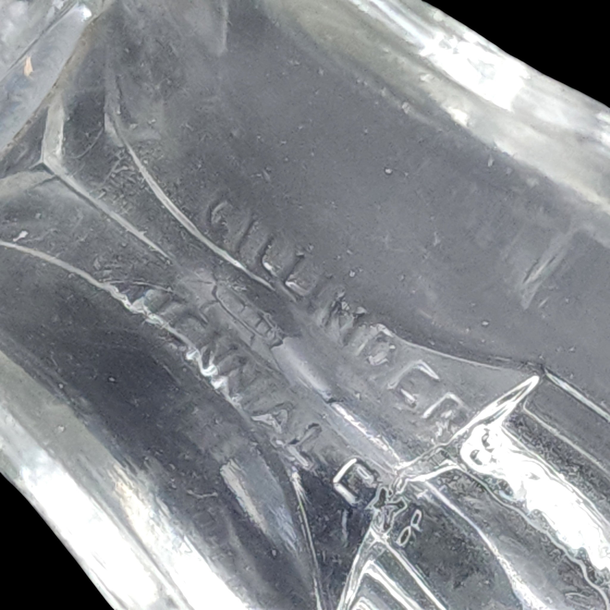 Antique EAPG Gillinder 1876 Centennial Glass Shoe Figurine Saratoga Etched 1888