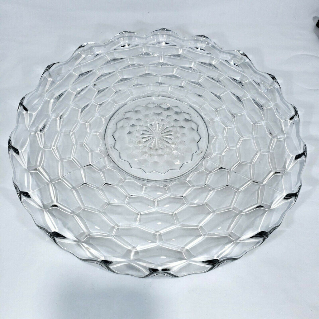 18" FOSTORIA American Clear 15 Pc Punch Bowl Set