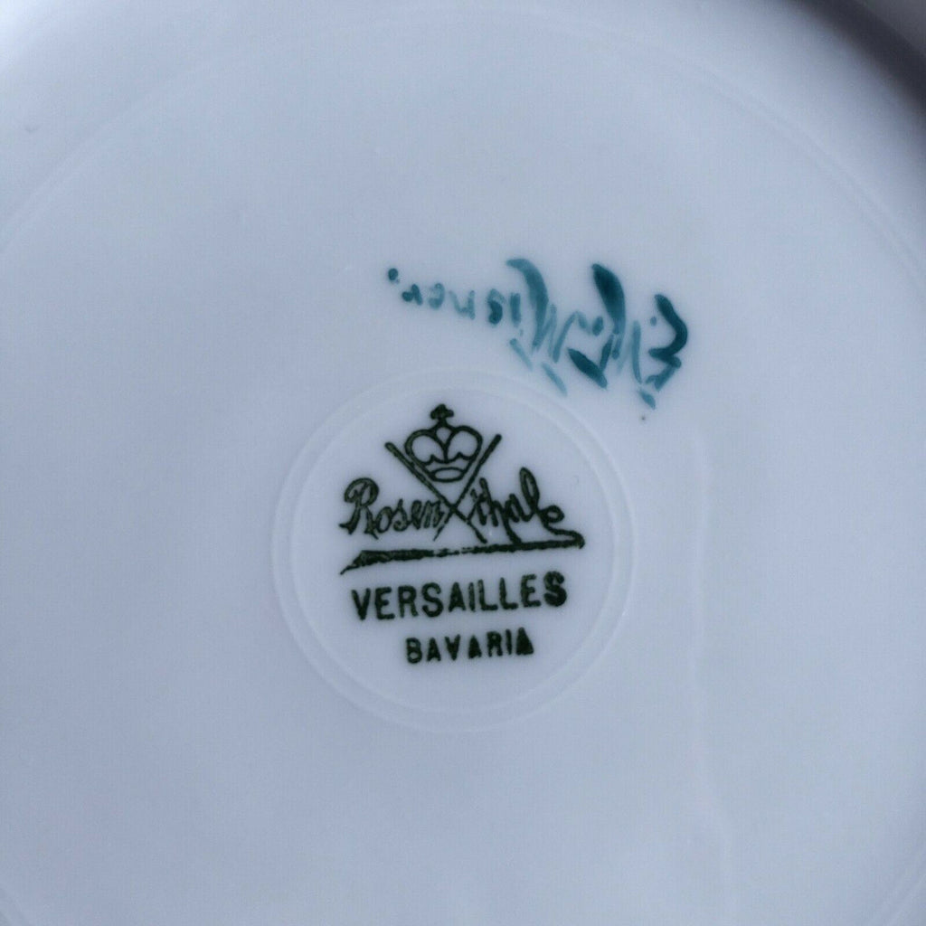 6" Rosenthal Versailles Hand Painted Porcelain Plate Bavaria No Box
