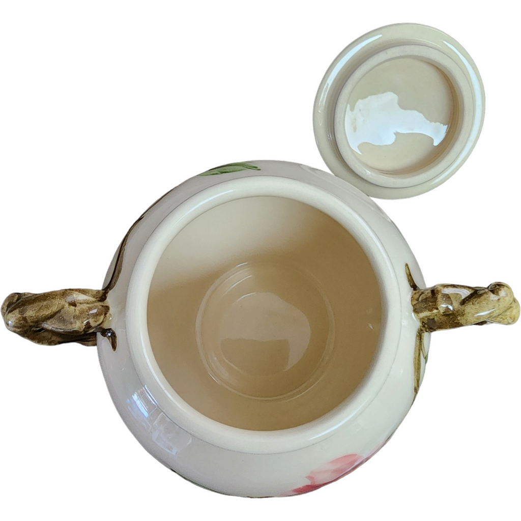 4" Franciscan Desert Rose  Sugar Bowl & Lid USA Backstamp