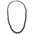 Antique Victorian Graduated Jet Bead Mourning Necklace