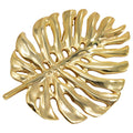 Oscar de la Renta Bold Gold Monstera Leaf Brooch, Pin