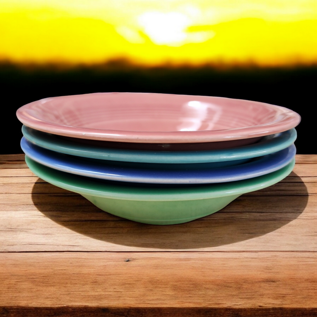 5" Homer Laughlin Fiestaware Group of Fruit Dessert  Sauce Bowls Set of 4