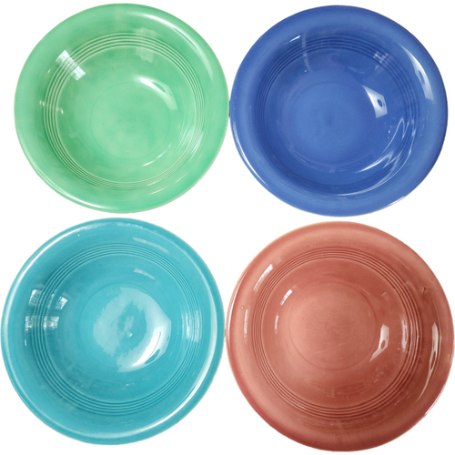 5" Homer Laughlin Fiestaware Group of Fruit Dessert  Sauce Bowls Set of 4