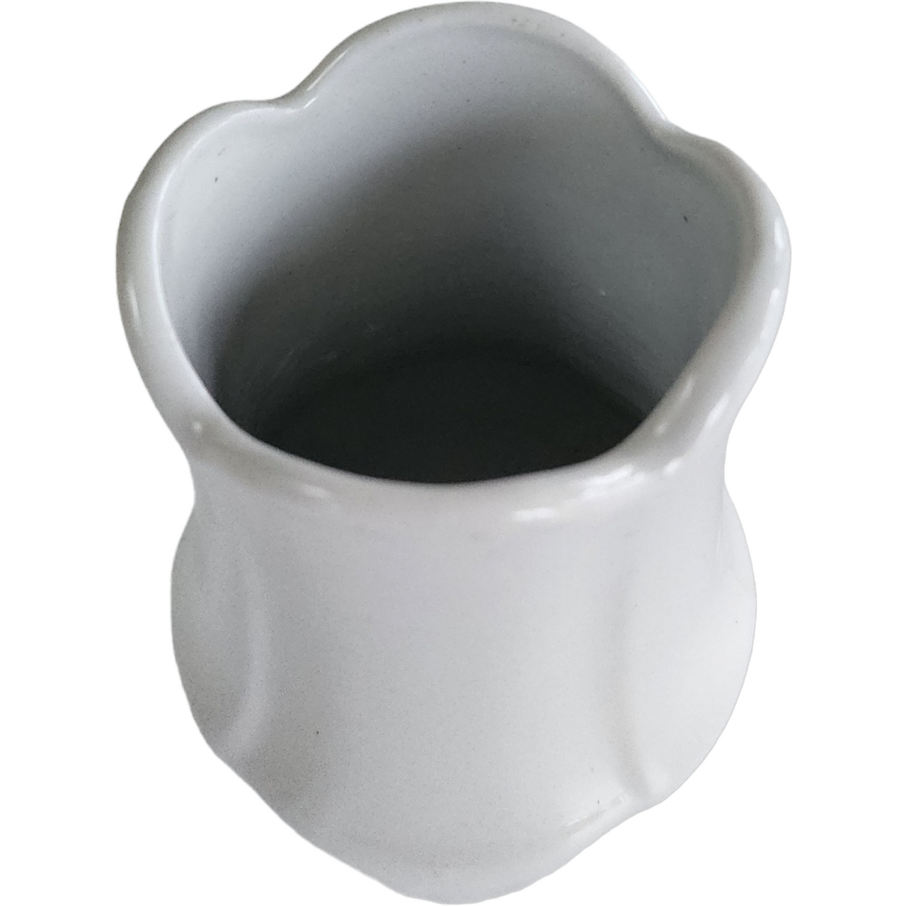 5" Johnson Bros Chelsea White Ironstone Brush / Toothbrush Vase England