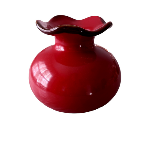 6 1/2" SOUTHERN LIVING Cinnabar Stoneware Vase