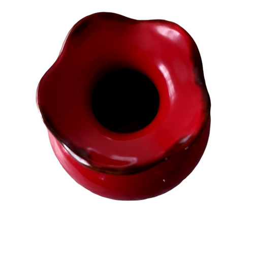 6 1/2" SOUTHERN LIVING Cinnabar Stoneware Vase