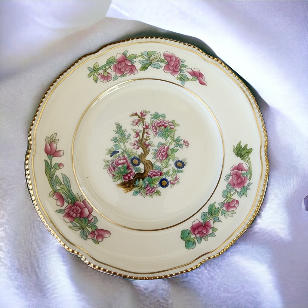 6" Castleton Tree of India Scalloped USA Bread & Butter Plate