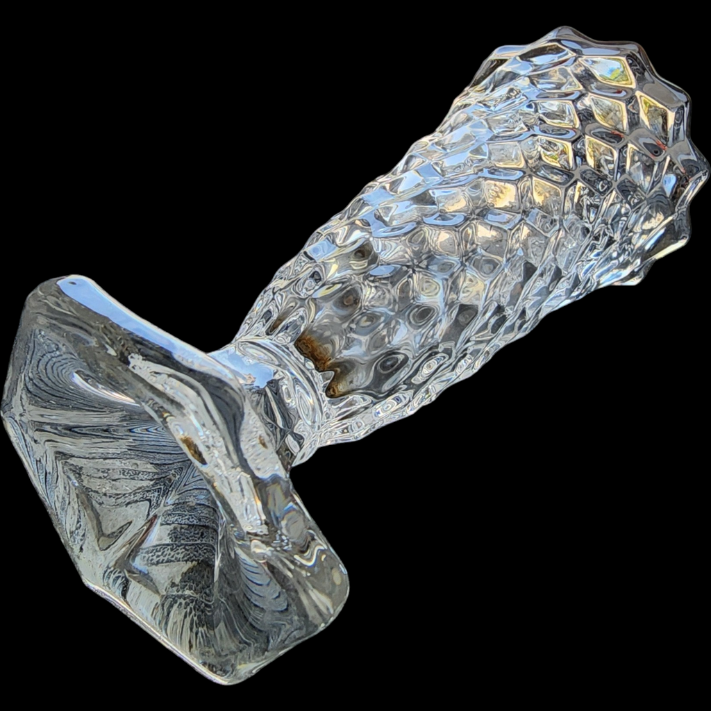 6"  Fostoria American Clear Flared Bud Vase