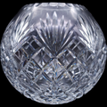 6" Galway Ashford Lead Crystal Rose Bowl Vase