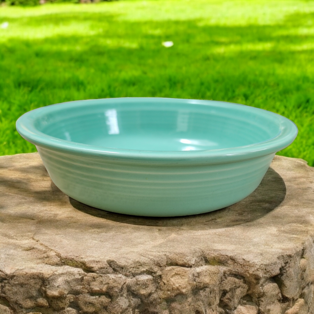 7" Homer Laughlin Fiesta Harlequin Light Green Round Vegetable Bowl