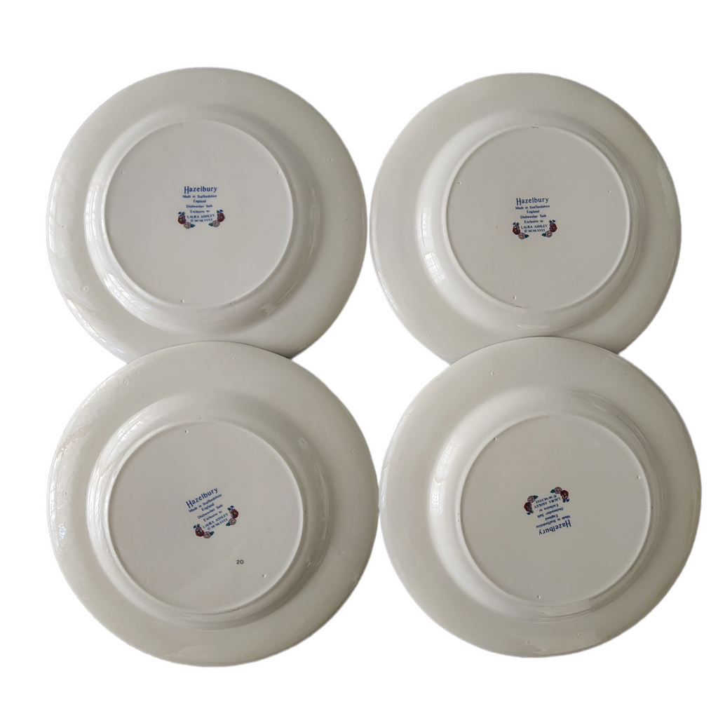 6" LAURA ASHLEY Hazelbury Bread & Butter Plate Set of 4