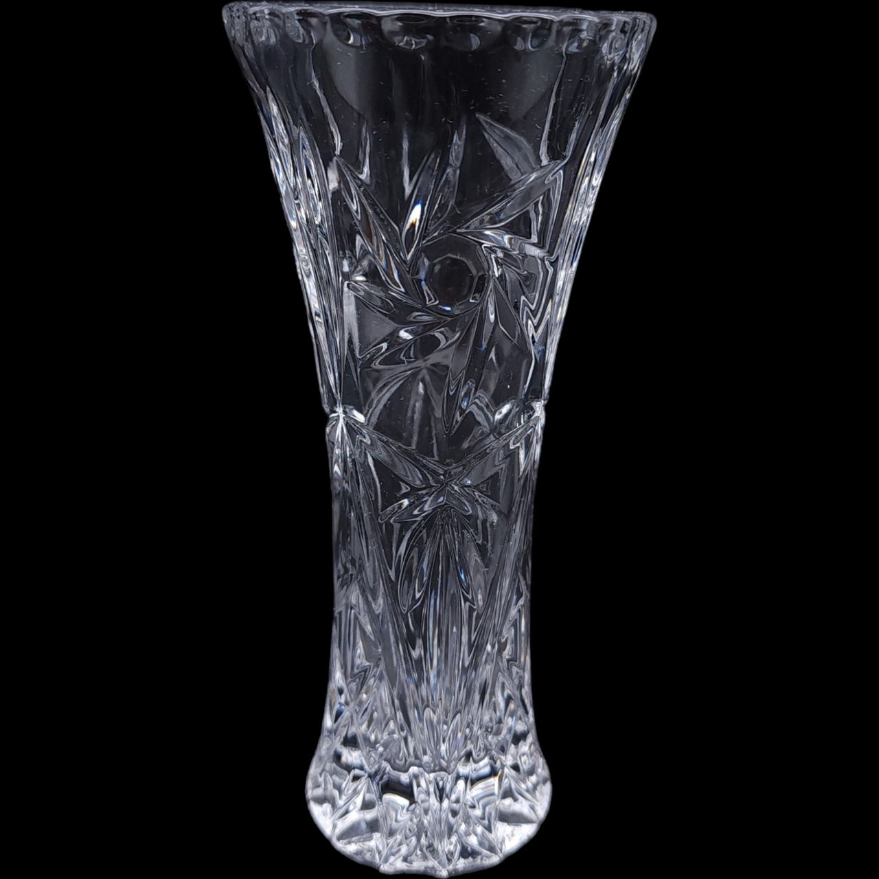 6" Lenox Lead Crystal Star Flower Vase