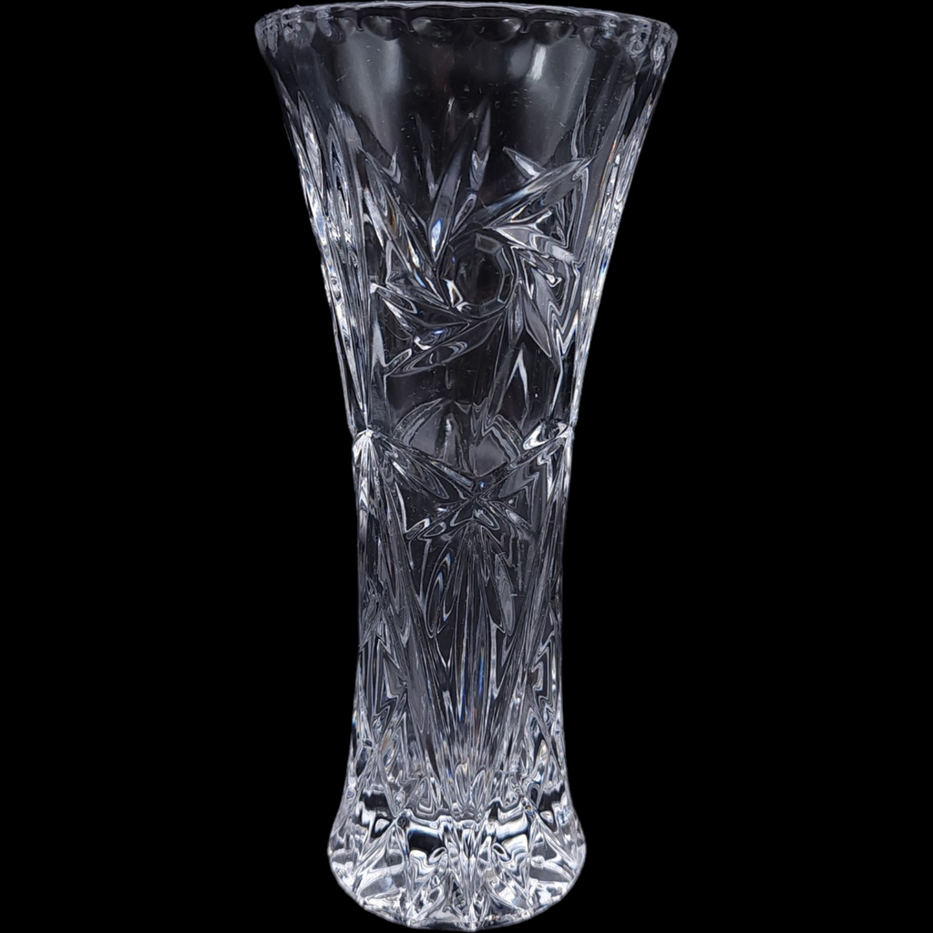 6" Lenox Lead Crystal Star Flower Vase