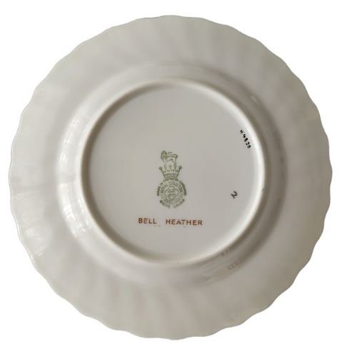 6" ROYAL DOULTON Bell Heather Scalloped, No Trim Bread & Butter Plate