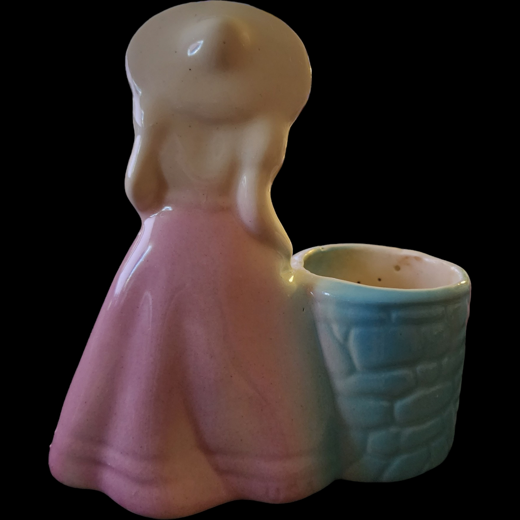 6" Shawnee Pottery Southern Belle Wishing Well Planter