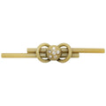 Apple Green Bakelite Crystal Encrusted Art Nouveau Pin Brooch, Early 1900