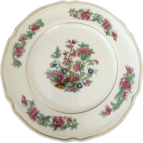 7" Castleton Tree of India Scalloped USA Salad Plate