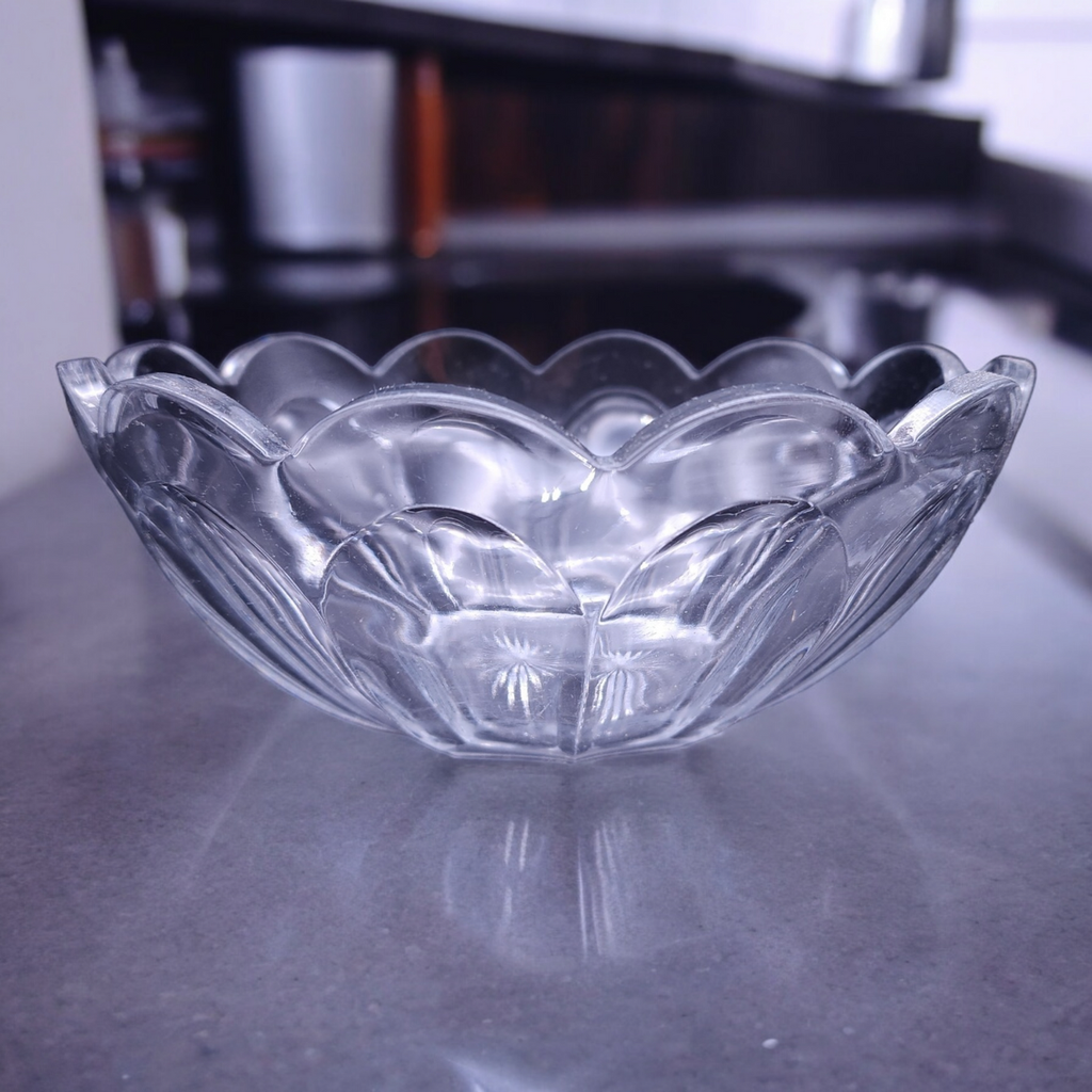 7" Heisey Colonial Panel Clear Round Bowl