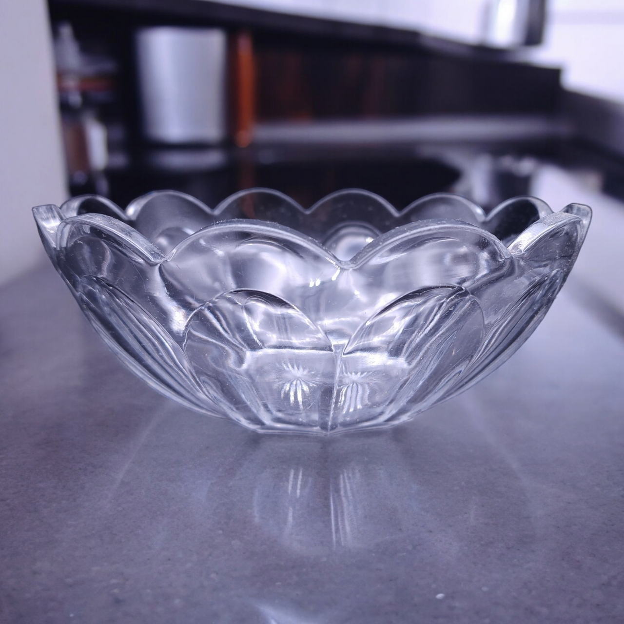 7" Heisey Colonial Panel Clear Round Bowl