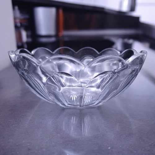 7" Heisey Colonial Panel Clear Round Bowl