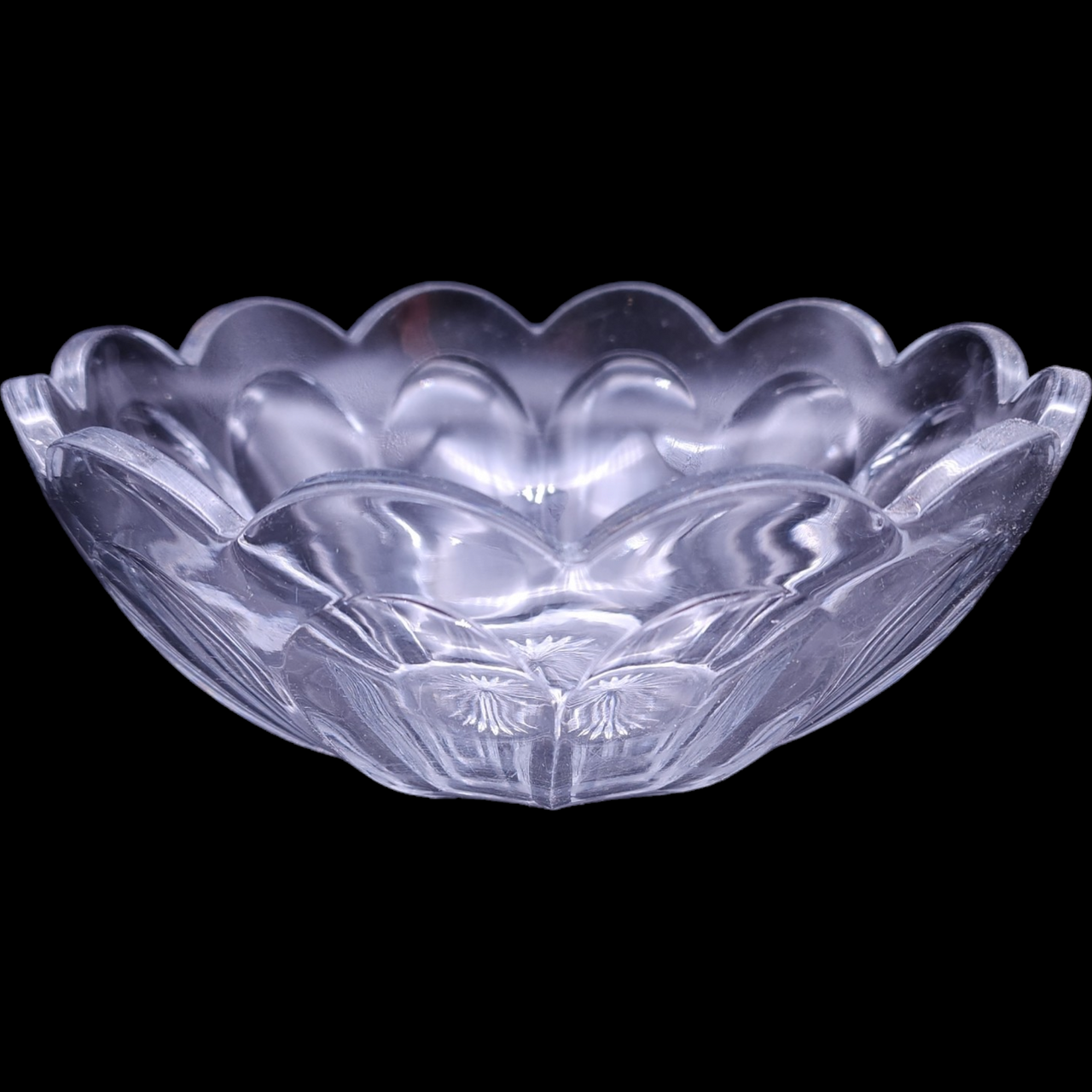 7" Heisey Colonial Panel Clear Round Bowl
