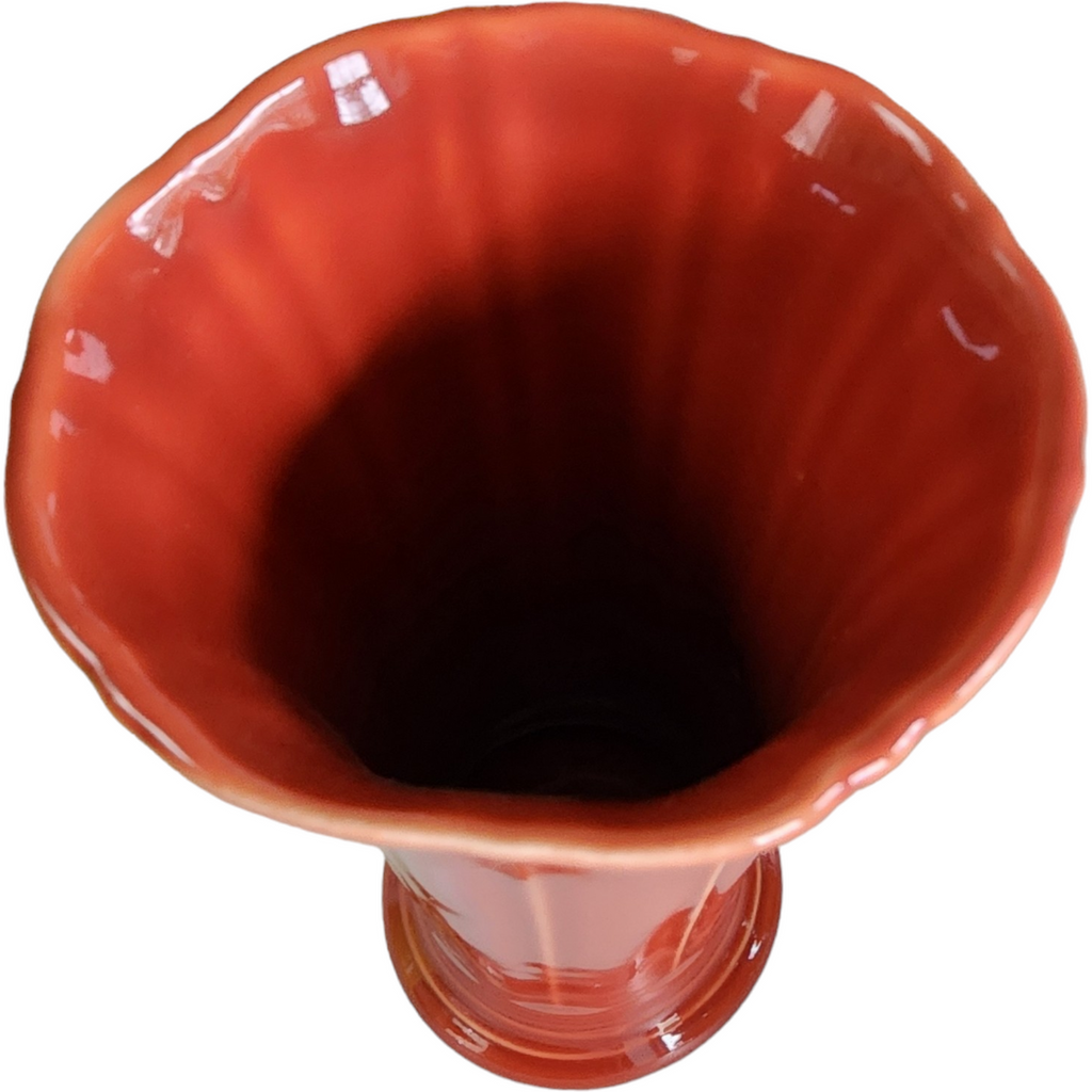 7" Homer Laughlin Fiesta Paprika Flared Small Vase