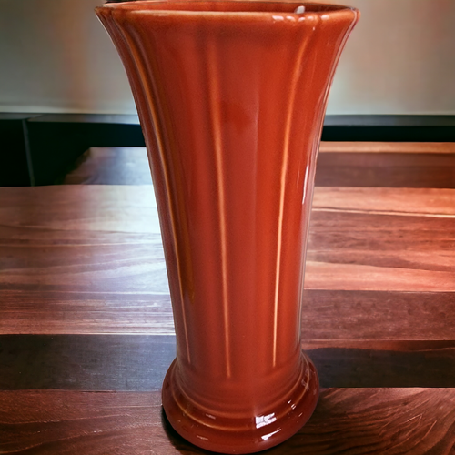 7" Homer Laughlin Fiesta Paprika Flared Small Vase