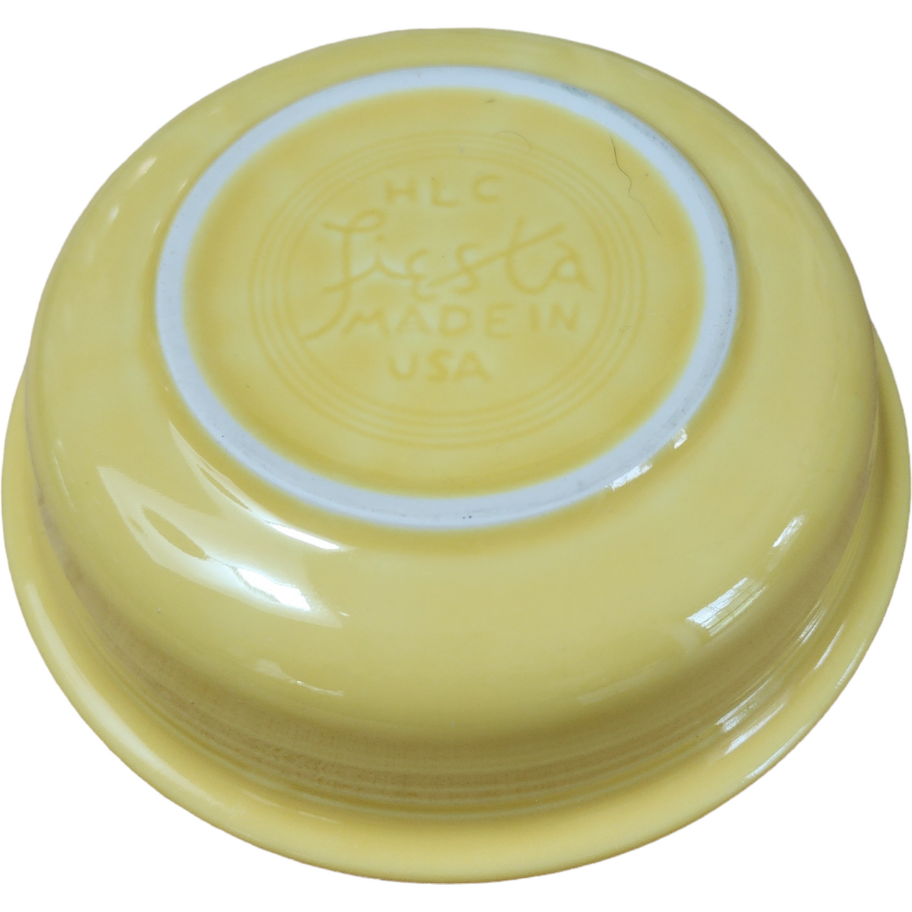 7" Homer Laughlin Fiesta Yellow Coupe Soup Bowl