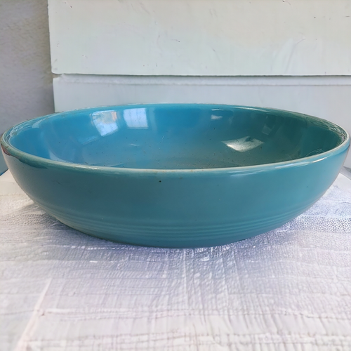 7" Homer Laughlin Kitchen Kraft Fiesta Harlequin Turquoise Individual Salad Bowl