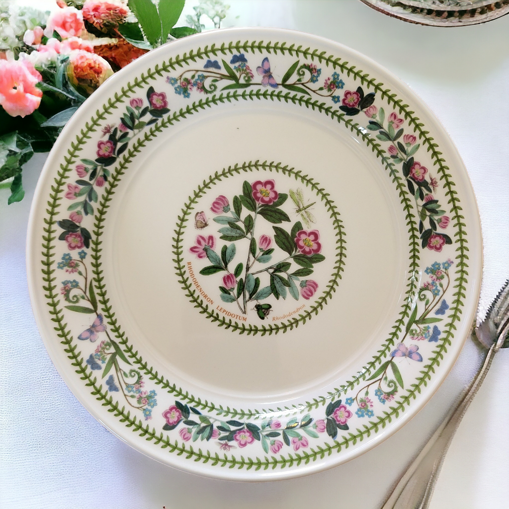7" Portmeirion Variations Rhododendron Bread & Butter Plate