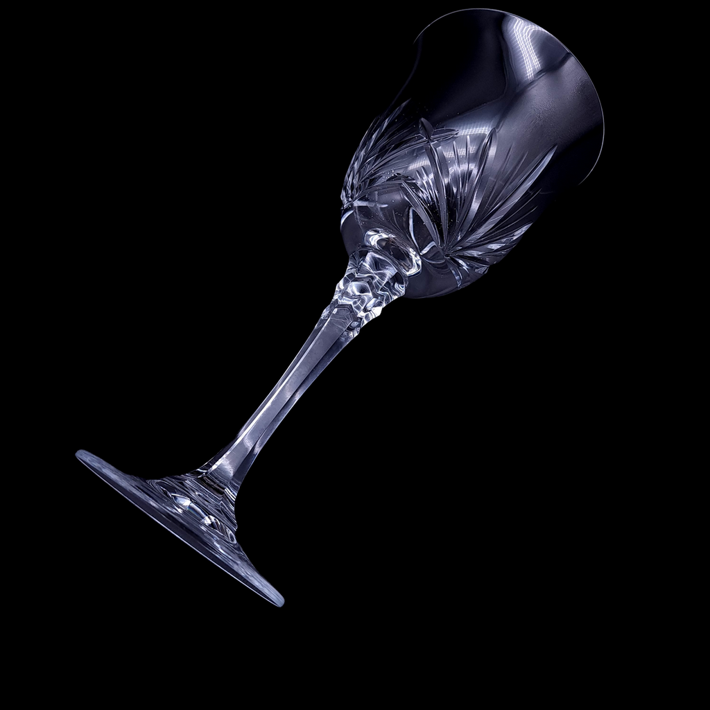 8 1/2" TOWLE Candlelight Led Crystal Water Goblet
