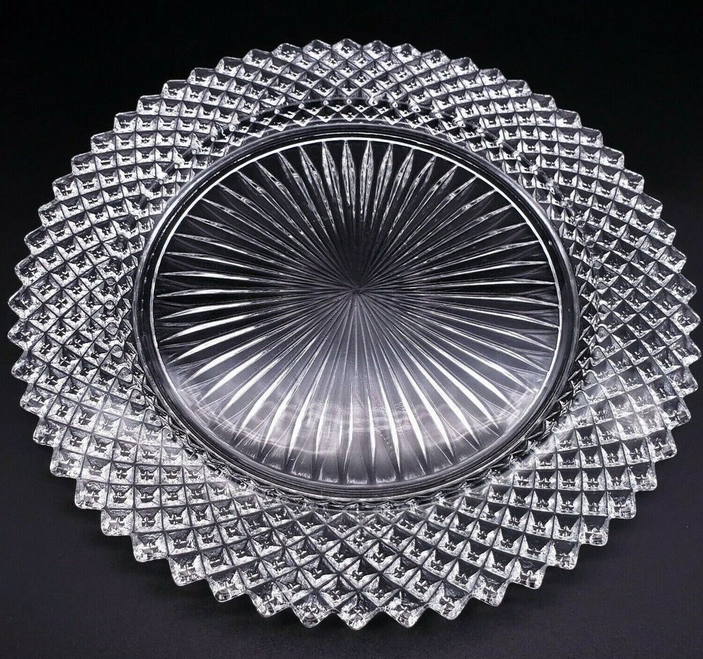 8" Anchor Hocking Miss America Clear Salad Plate