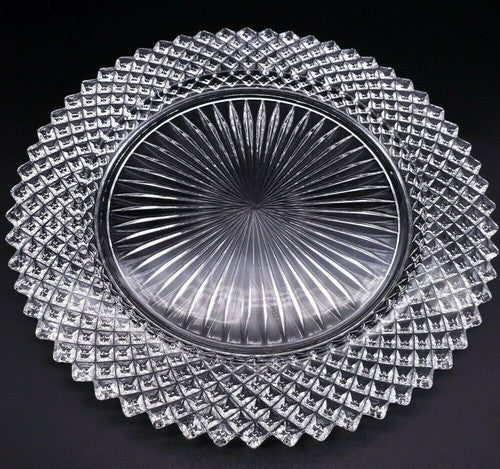 8" Anchor Hocking Miss America Clear Salad Plate