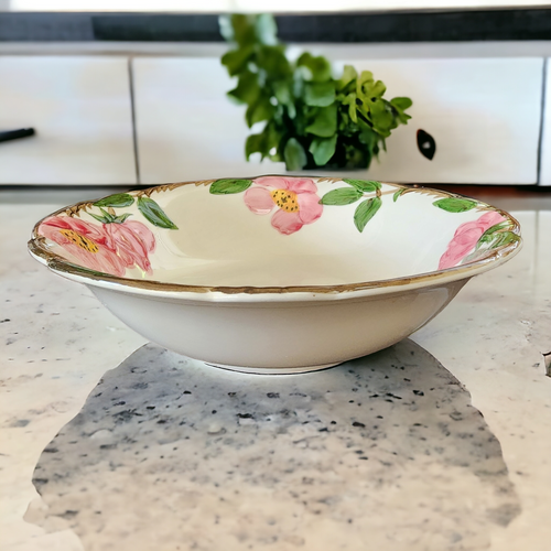 8" Franciscan Desert Rose Round Vegetable Bowl USA Backstamp