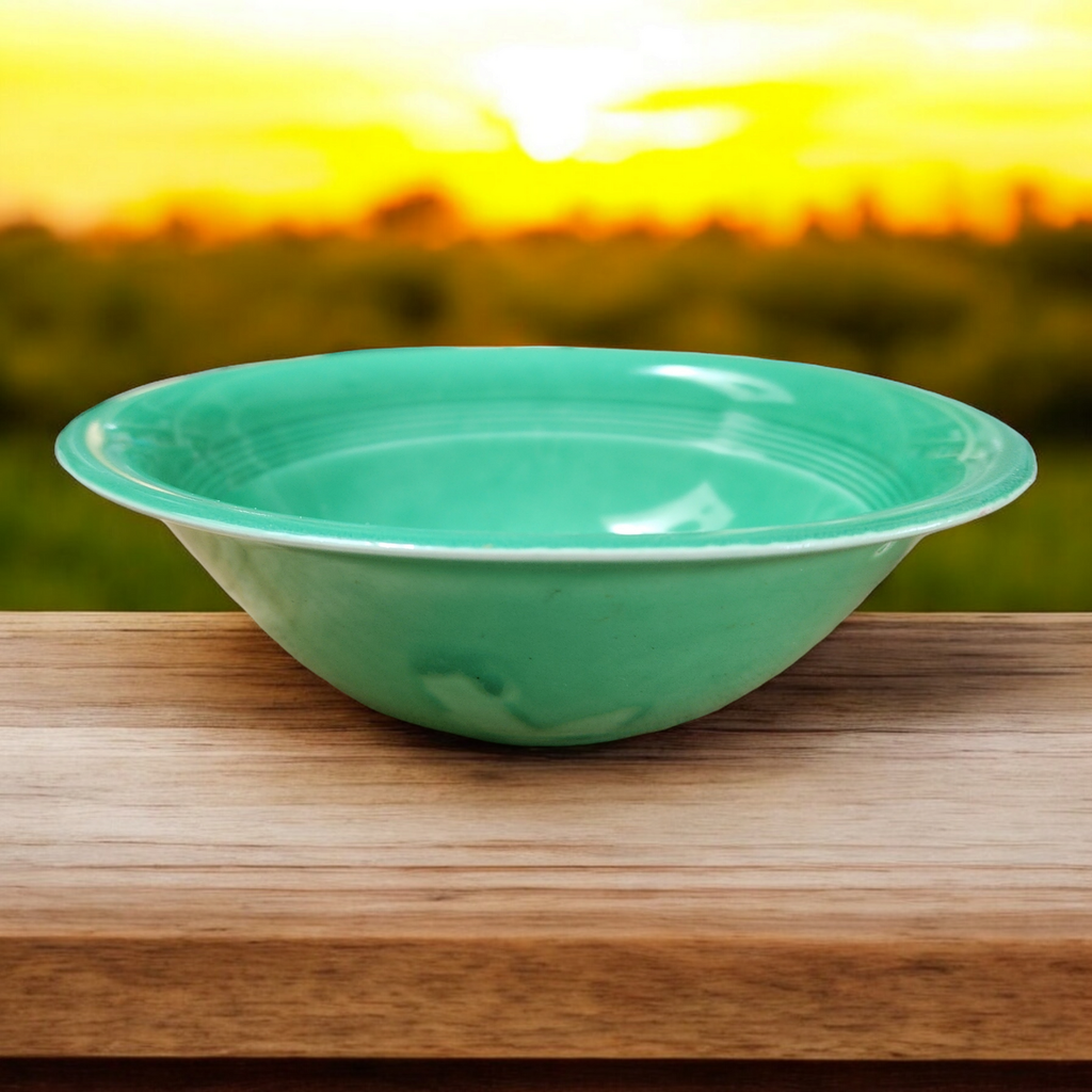 8" Homer Laughlin Fiesta Harlequin Light Green Round Vegetable Bowl