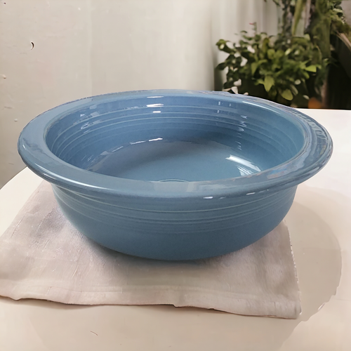 8" Homer Laughlin Fiesta Periwinkle Blue Round Vegetable Bowl