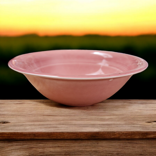 8" Homer Laughlin Fiesta Rose Round Vegetable Bowl