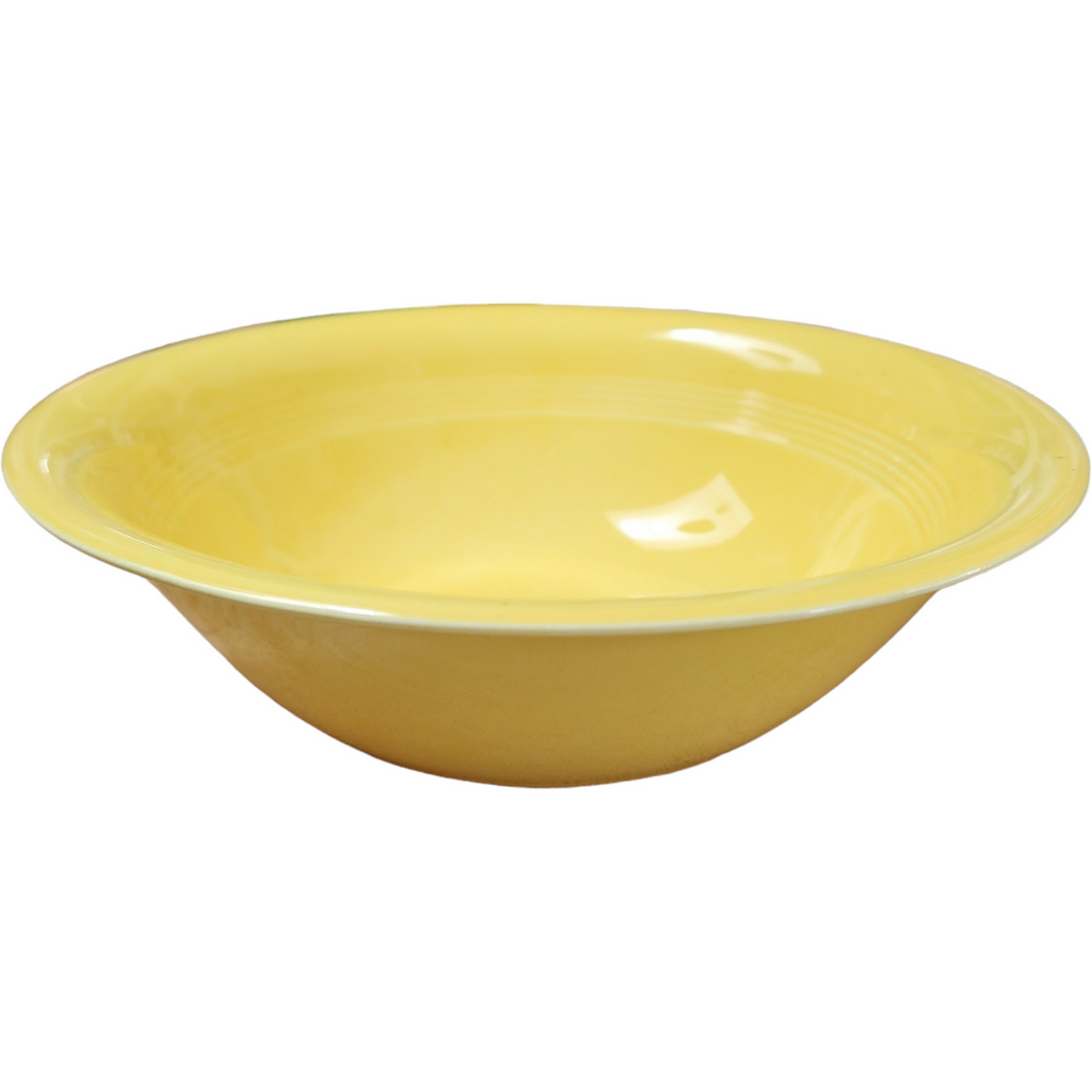 8" Homer Laughlin Fiesta Yellow Round Vegetable Bowl