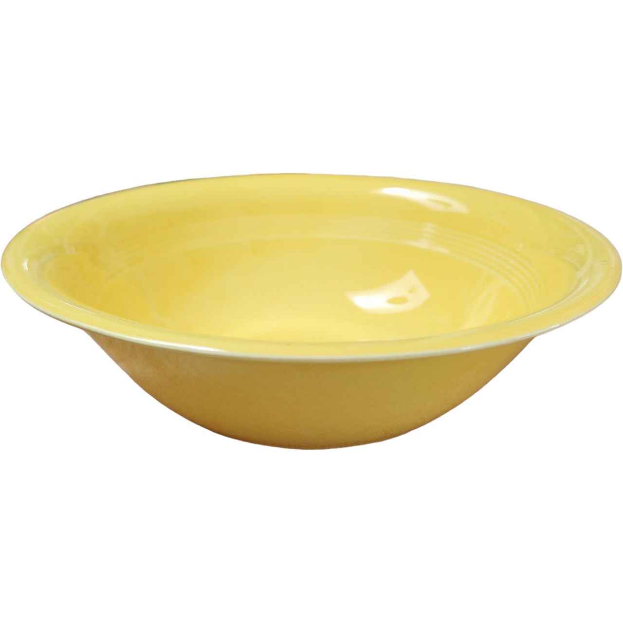 8" Homer Laughlin Fiesta Yellow Round Vegetable Bowl