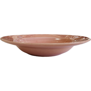 8" Homer Laughlin Kitchen Kraft Fiesta Harlequin Rose  Rim Soup Bowl