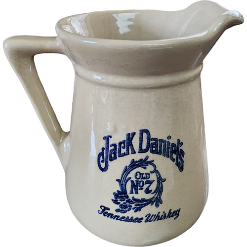8” Jack Daniels Pottery  Old No 7 Tennessee Whiskey Stoneware Pitcher