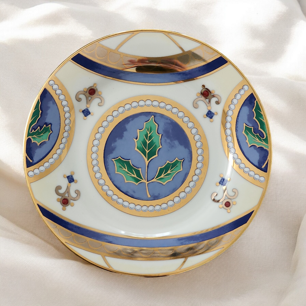 8" Royal Gallery Gold Buffet Ornaments Salad Plate