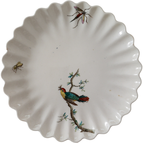 8" Spode Copeland Victorian Aesthetic Movement Plate Birds Design England